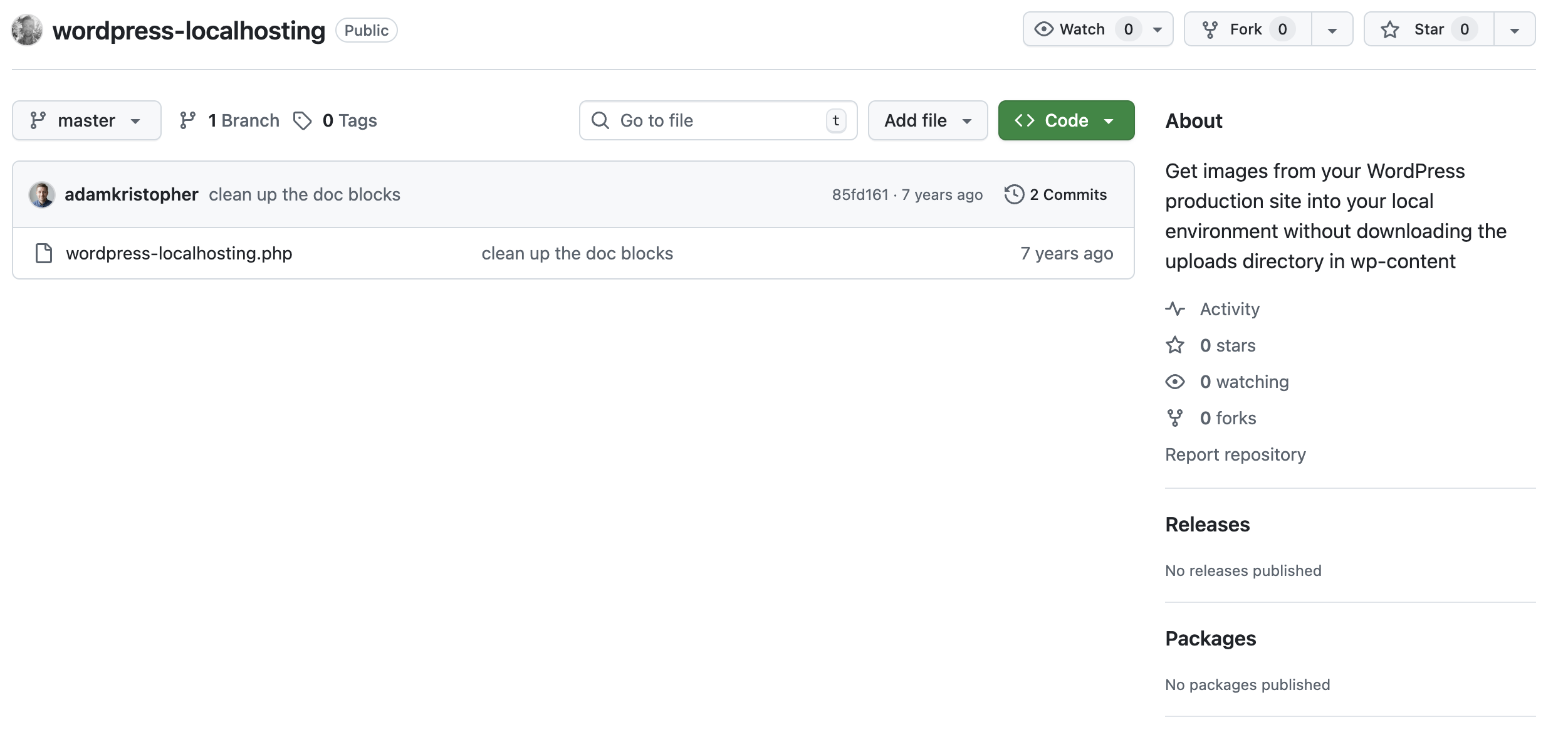 WordPress Local Hosting